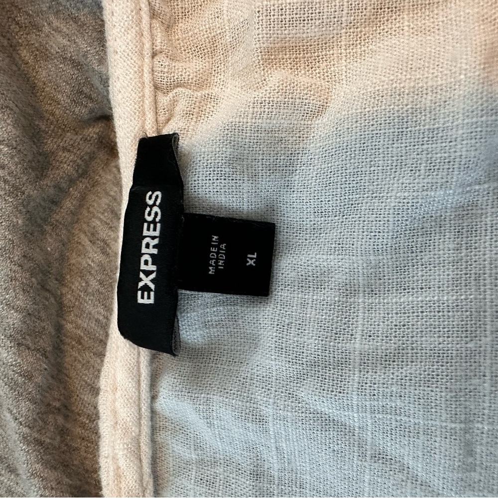 EXPRESS Linen Tank Top - Picture 3 of 4
